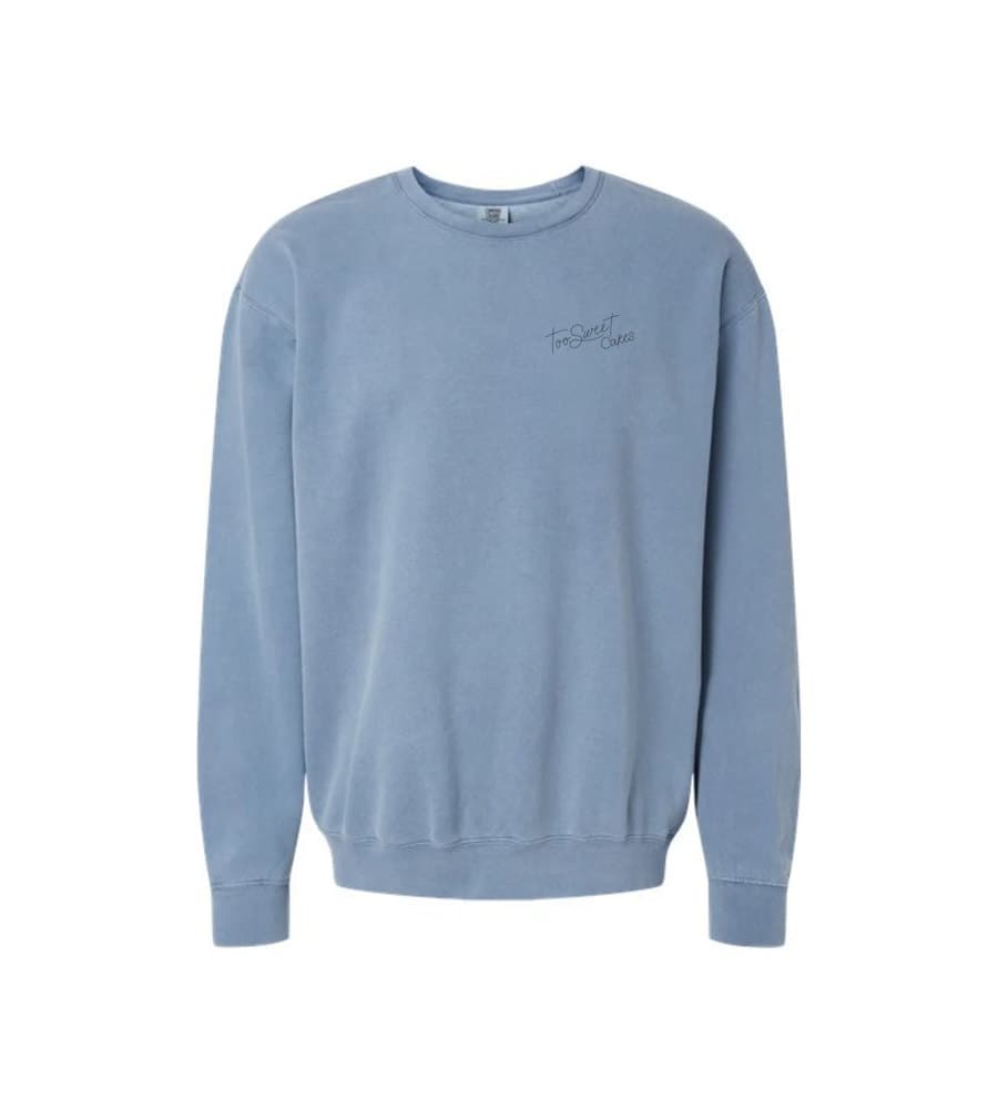 1466 Comfort Colors Garment-Dyed Lightweight Fleece Crewneck Sweatshirt